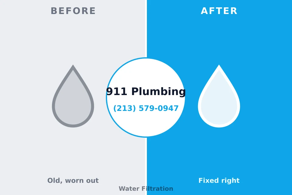 Before and after: plumbing repair Adamsville, AL
